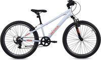 S'COOL Xroc 24-K6 (2026) | 24 Zoll Kinderfahrrad | Sky Grey/Neon Orange – aktuelle Variante