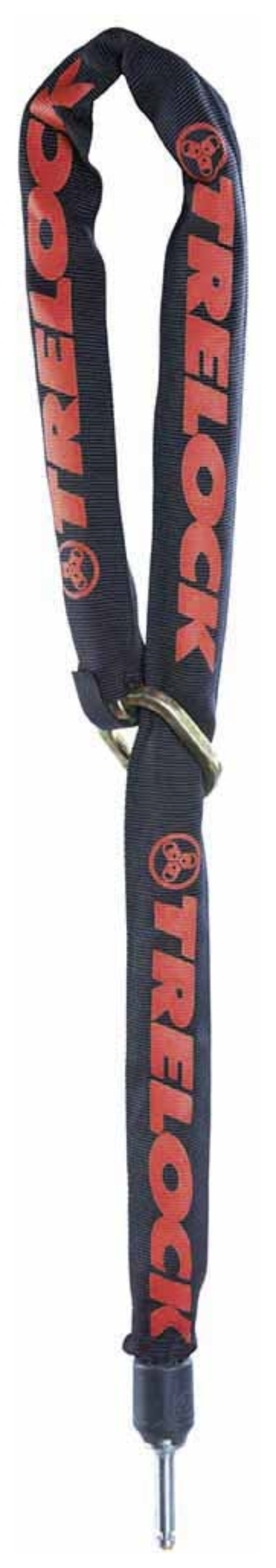 Trelock ZR 455 Kettenschloss 100cm schwarz/rot
