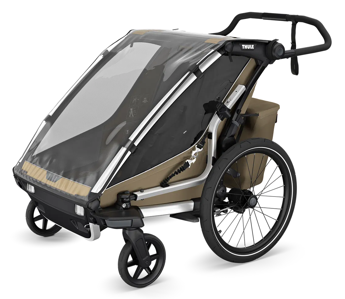 thule sweden fahrradanhänger Thule Chariot Cross 2 Single Kinderanhänger faded khaki
