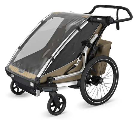 Thule Chariot Cross 2 Single Kinderanhänger  faded khaki