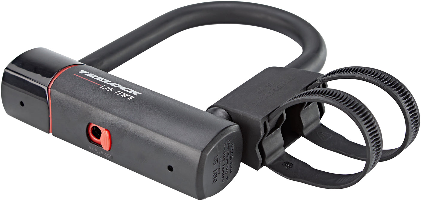 Trelock U5 Mini Bügelschloss inkl. ZB 401 Halterung