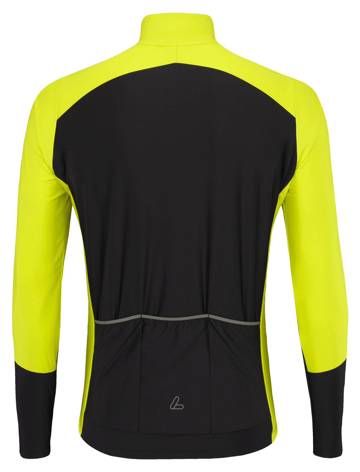 Löffler M Bike L/S Jersey Combo Mid Black/Neon Yellow