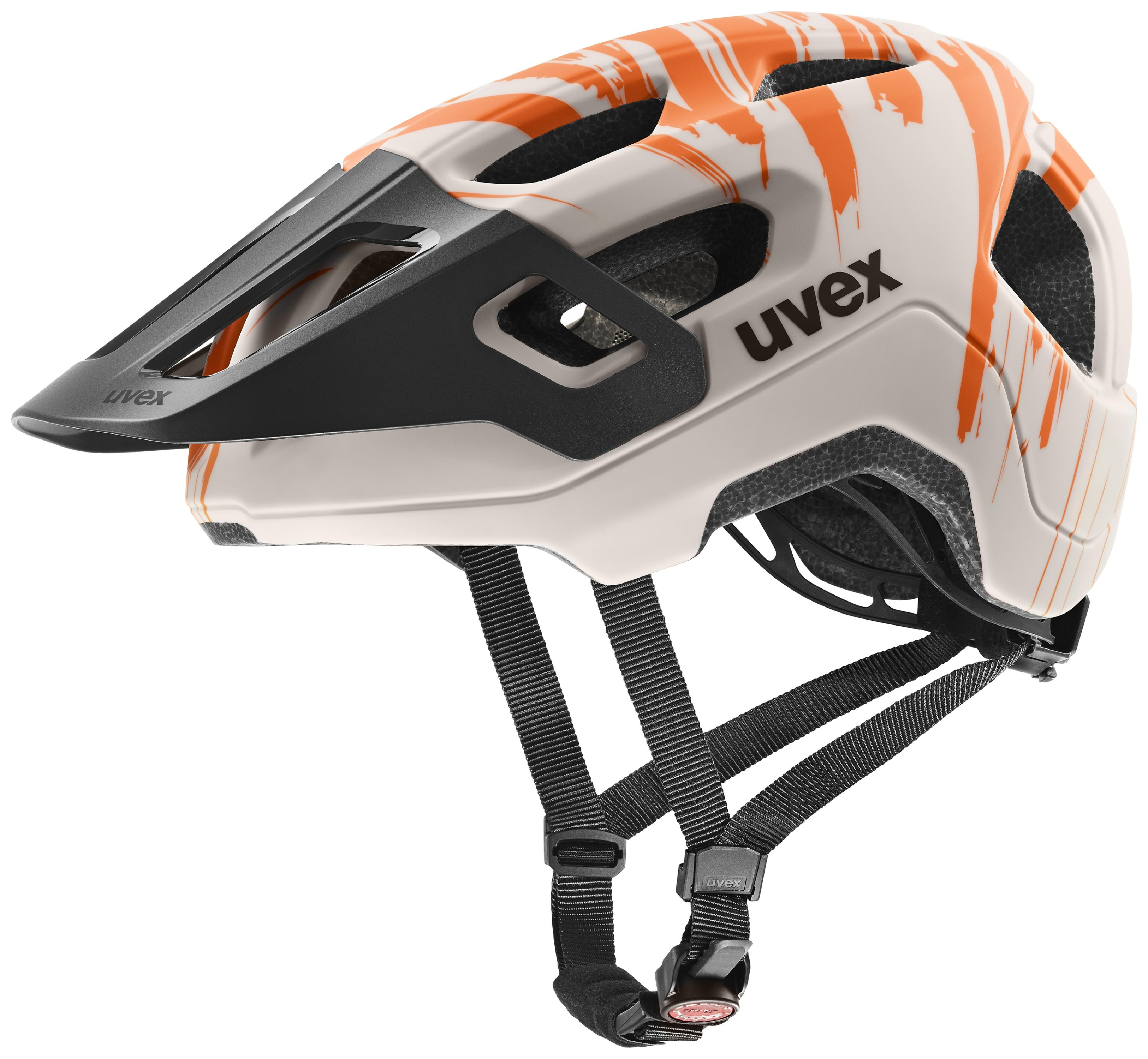 uvex React Jr. warm grey-orange matt