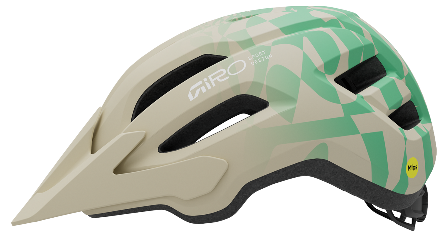 Giro Fixture II MTB-Helm matte stone/green rush