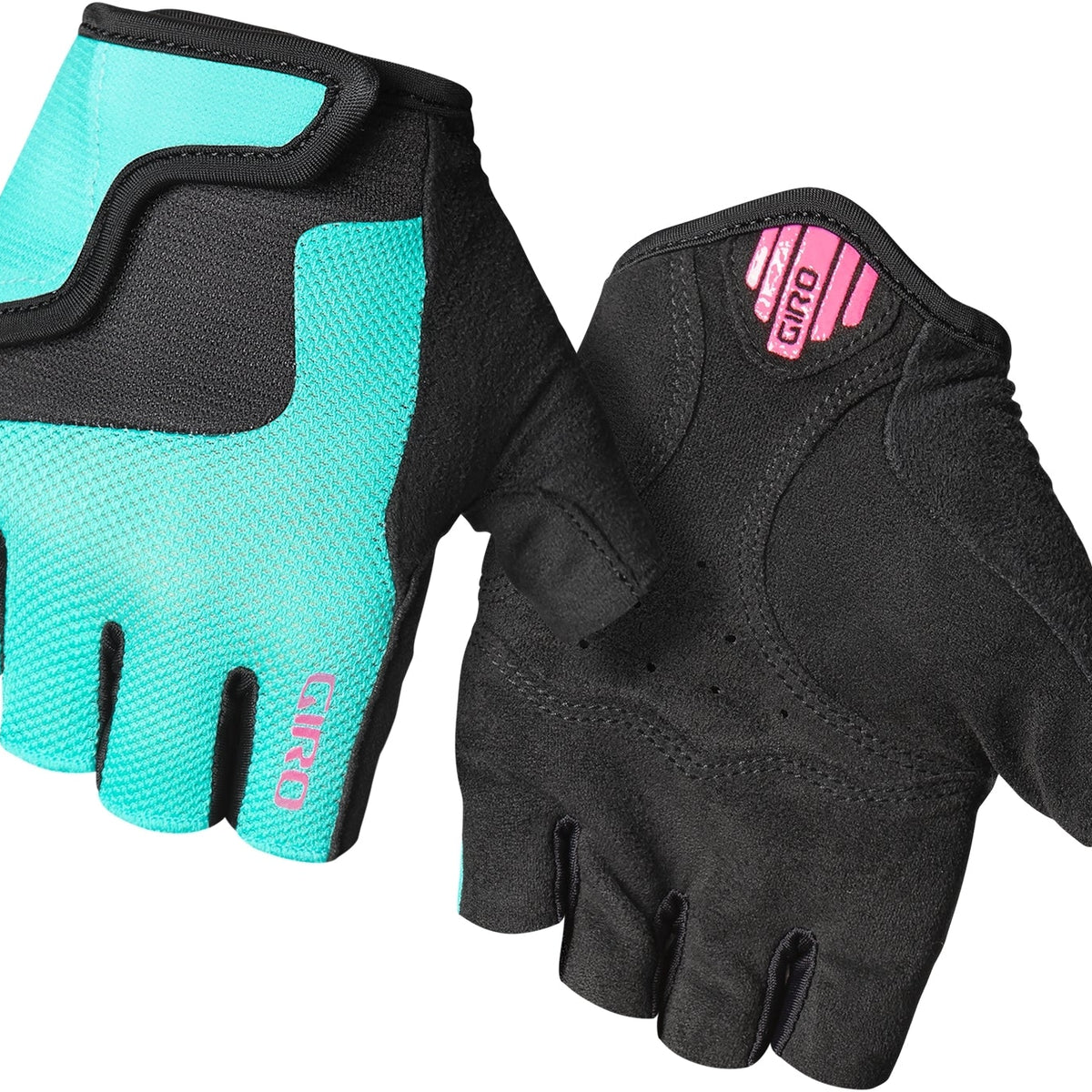 Giro Bravo Jr. Kinder Fahrradhandschuhe | screaming teal/neon pink ...