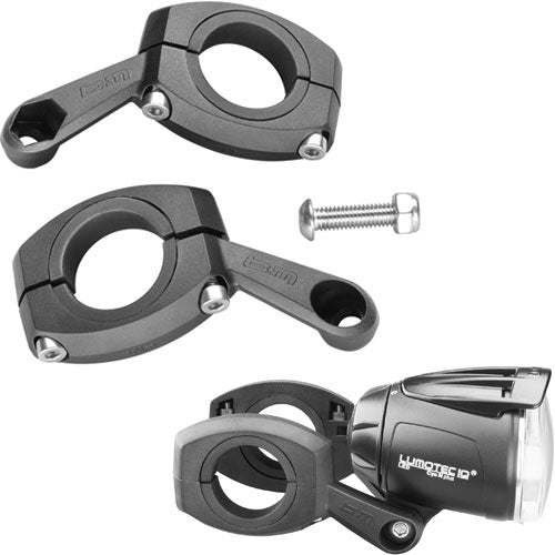 handyhalterung fahrrad busch und müller Busch + Müller Lenker Lampenhalterung für Dynamo-Scheinwerfer schwarz/