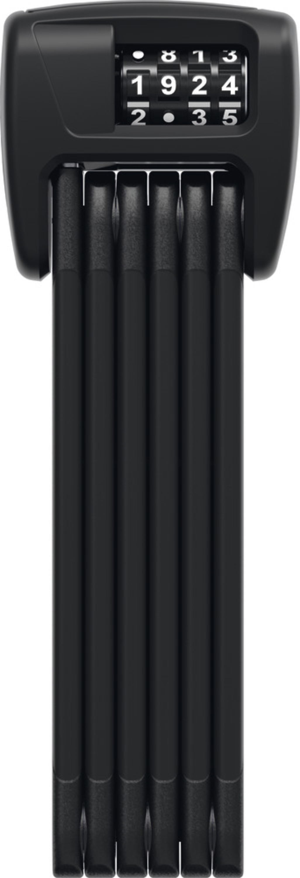 Abus BORDO™ Combo 6000C/90 LED schwarz + Halter SH