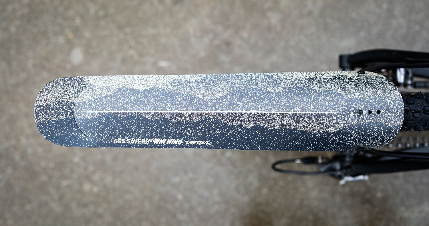 spritzschutz gravel bike Ass Savers WGS-2 Win Wing Gravel Spritzschutz HR detour