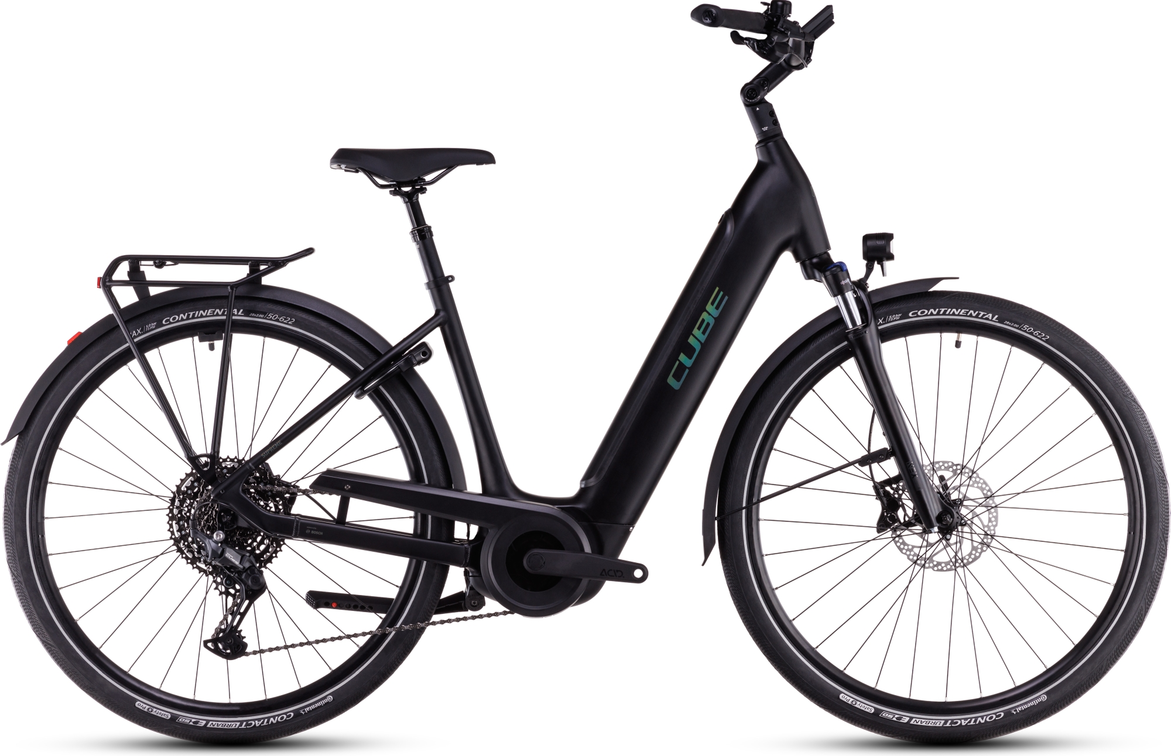 cube e bike 625 akku Cube Supreme Hybrid Pro 625 Wave 625 (2026) | City E-Bike | black´n´spectral