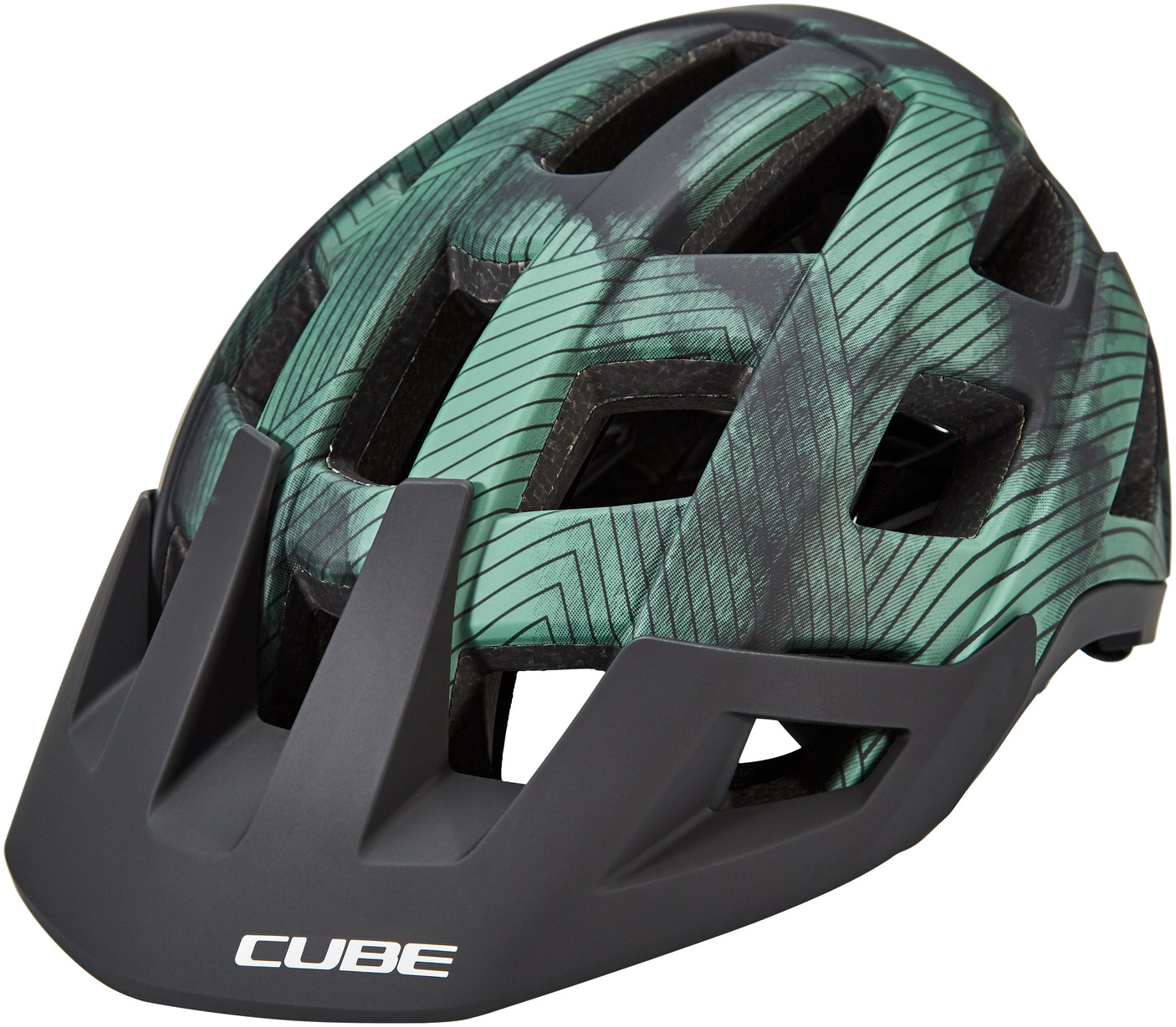 cube fahrradhelm badger Cube BADGER MTB Helm | green
