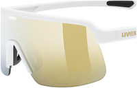 uvex Dyrt Radbrille White Matt / Mirror Gold