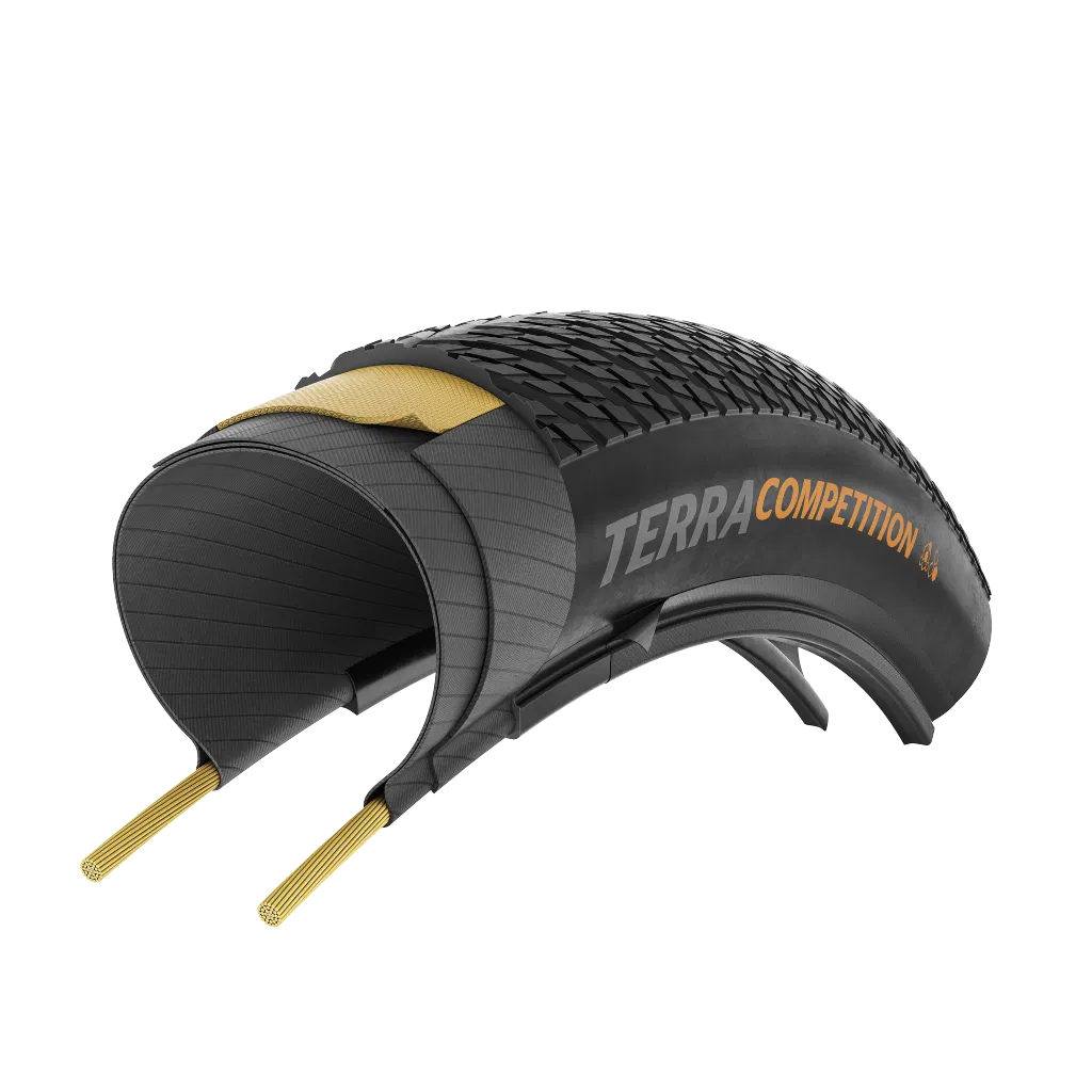 Continental Terra Competition Trail Grip E-25 28" Faltreifen  schwarz/transparent