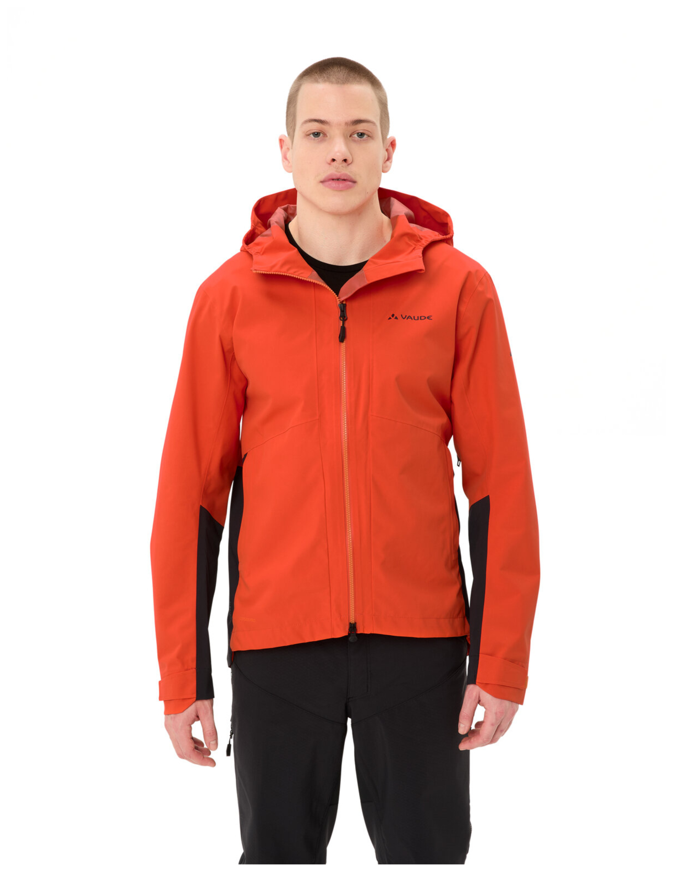 VAUDE Men's Moab Pro Rain Jacket glowing red