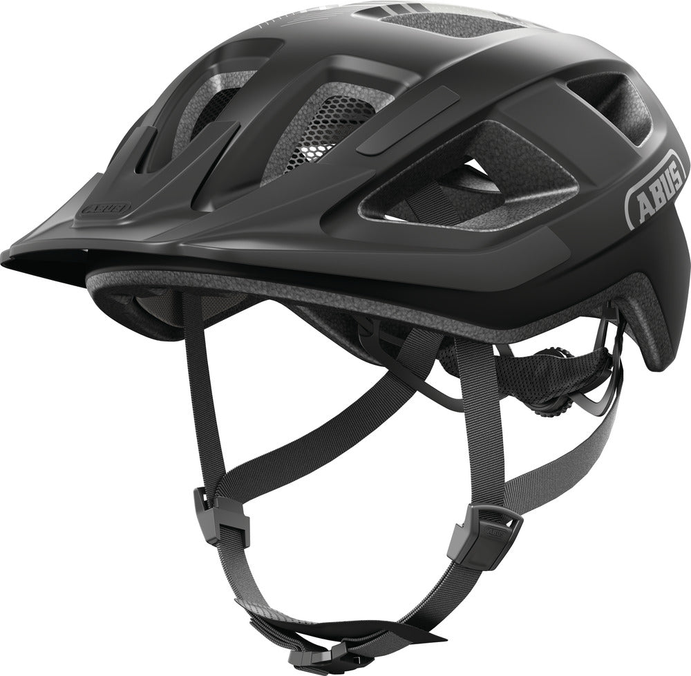 abus fahrradhelm schwarz Abus Aduro 3.0 LED Urban schwarz Fahrradhelm | race black