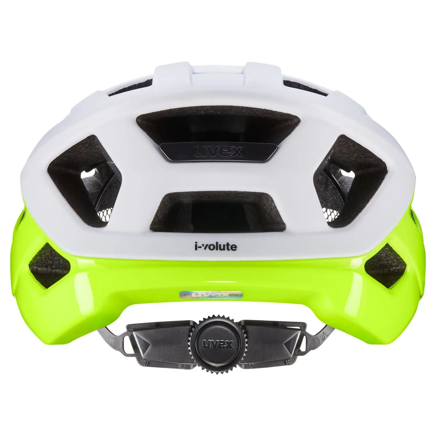 uvex I-Volute Rennrad-Helm White-Neon Yellow Matt