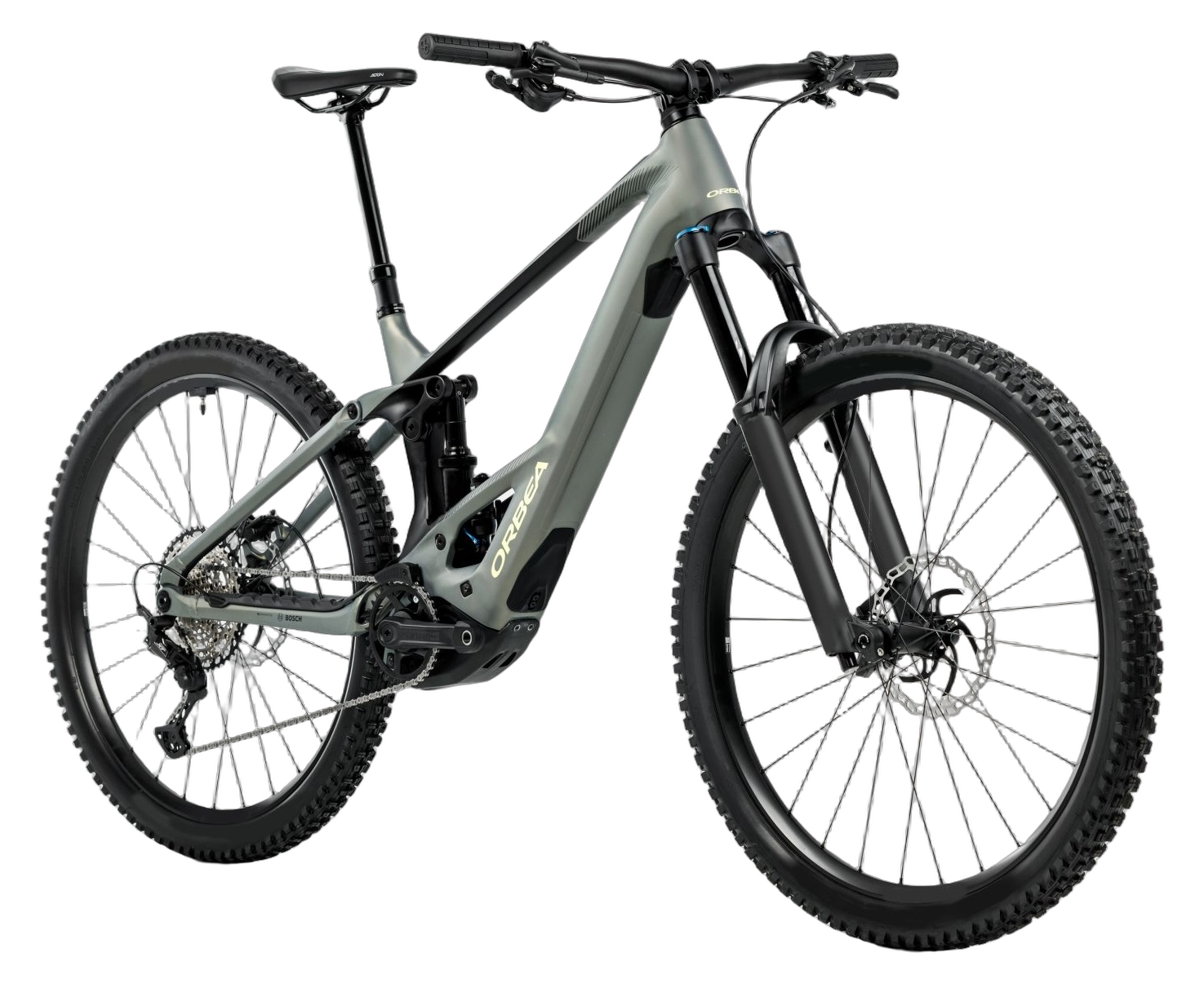 e mtb fully mullet Orbea WILD/M H20 Mullet (2026) | 27,5/29 Zoll E-MTB Fully | Spaceship  Green-Black (Matt)