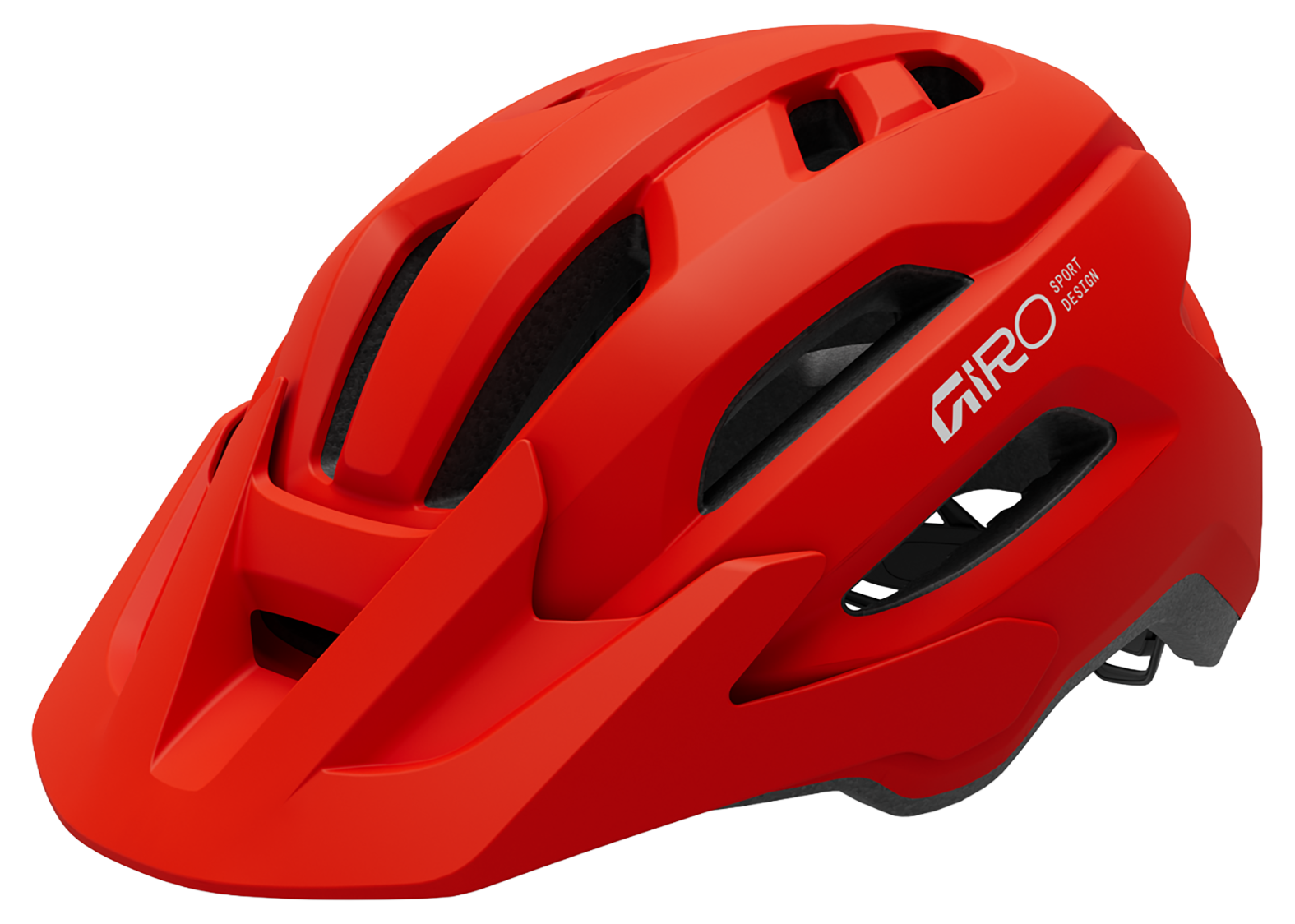 Giro Fixture II MTB-Helm matte flame red