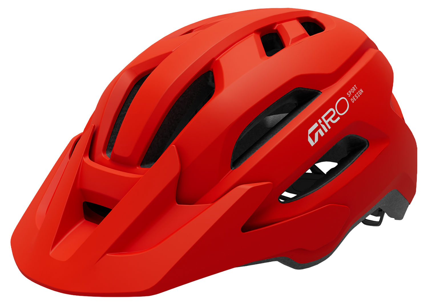 Giro Fixture II MTB-Helm matte flame red