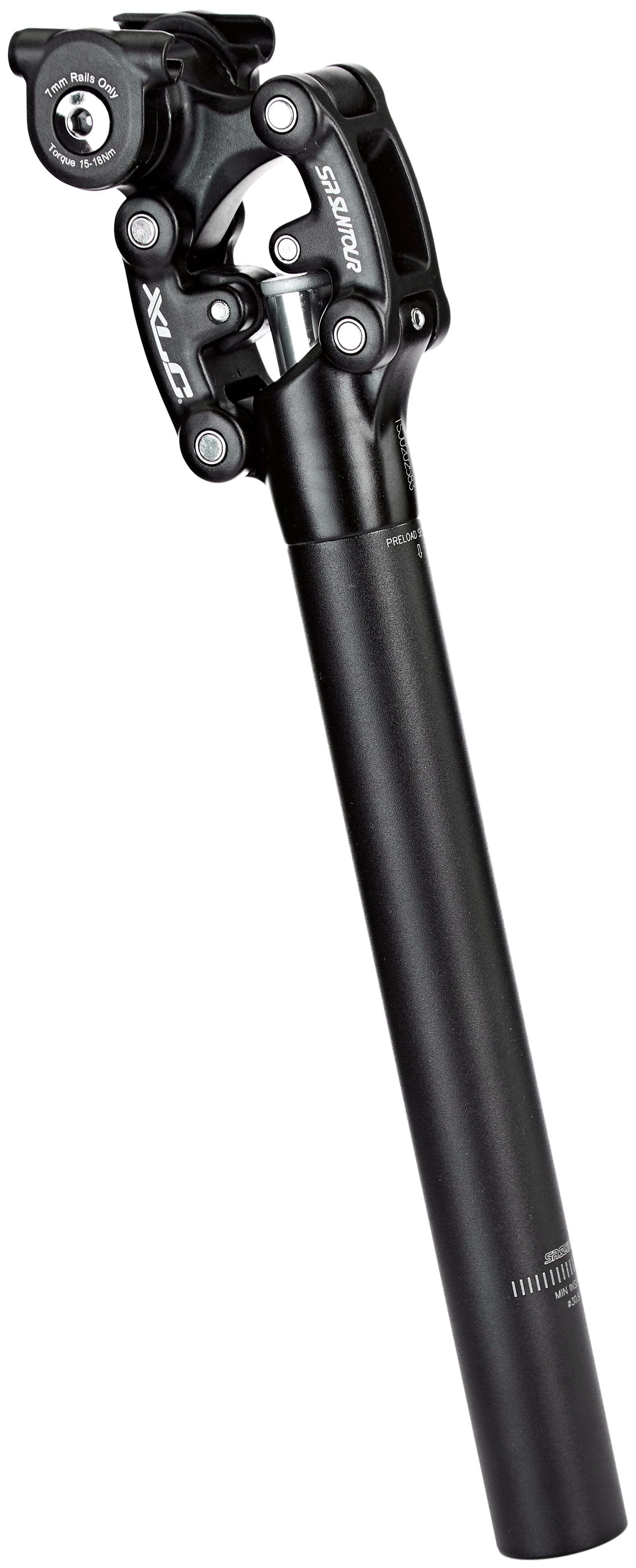 gefederte sattelstütze xlc XLC SP-S11 Federsattelstütze Ø30,9mm schwarz