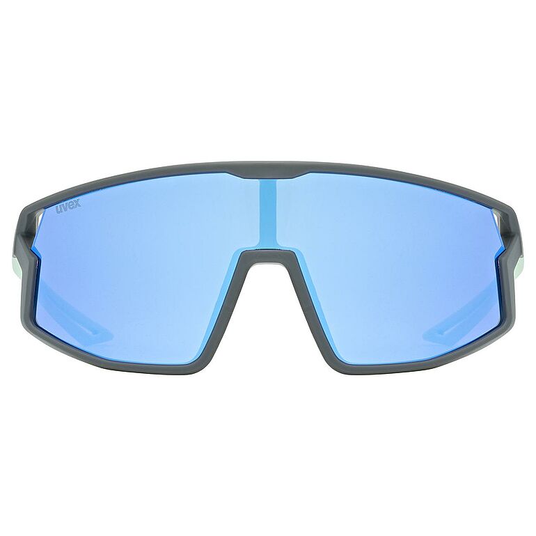 uvex Skyryse Jr. Radbrille Grey-Green Matt / Mirror Blue