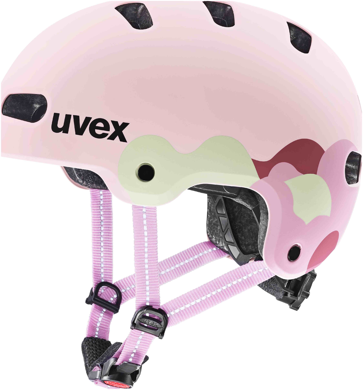 uvex Kid 4 Style strawberry-matcha matt