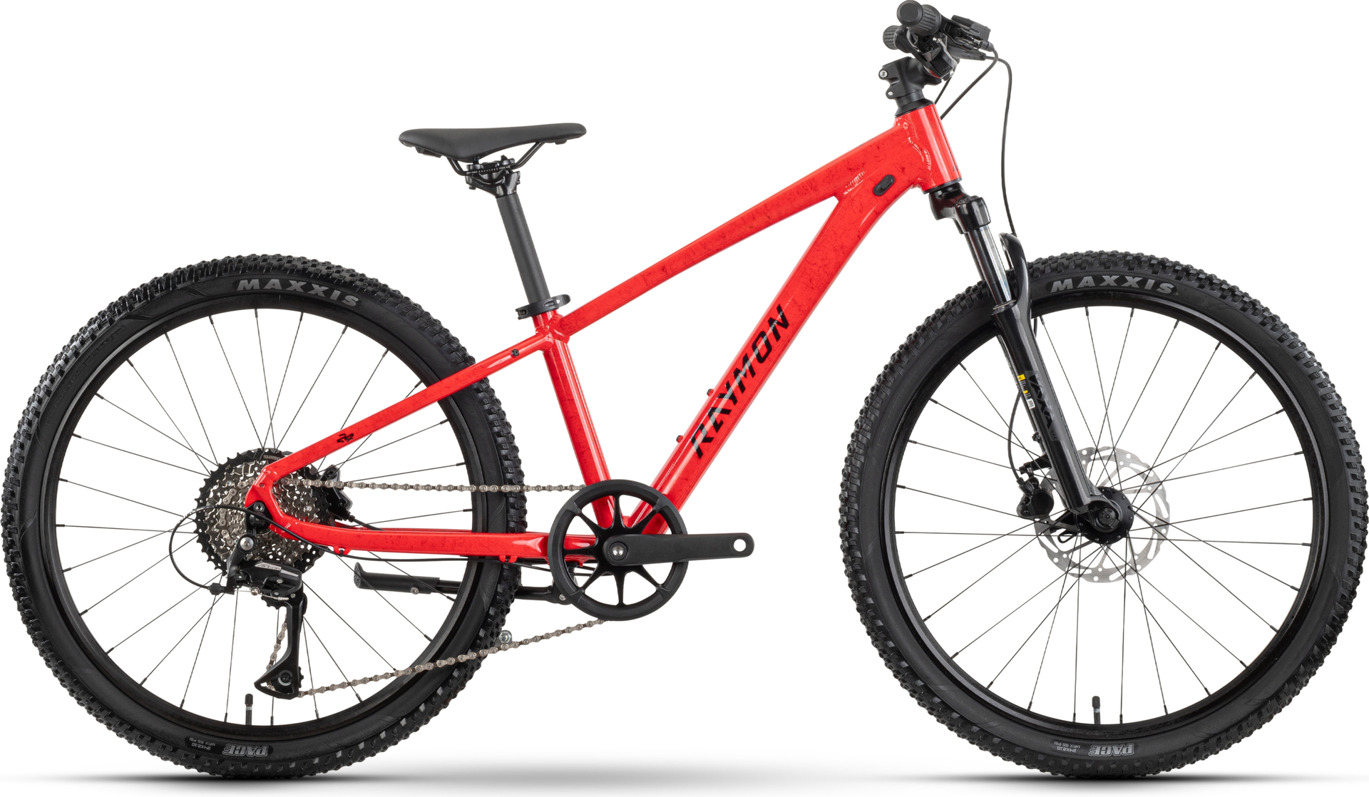 fahrrad 24.de/rma Raymon Nayta 24 Pro (2026) | 24 Zoll Jugend-/Kinder-MTB | red marble