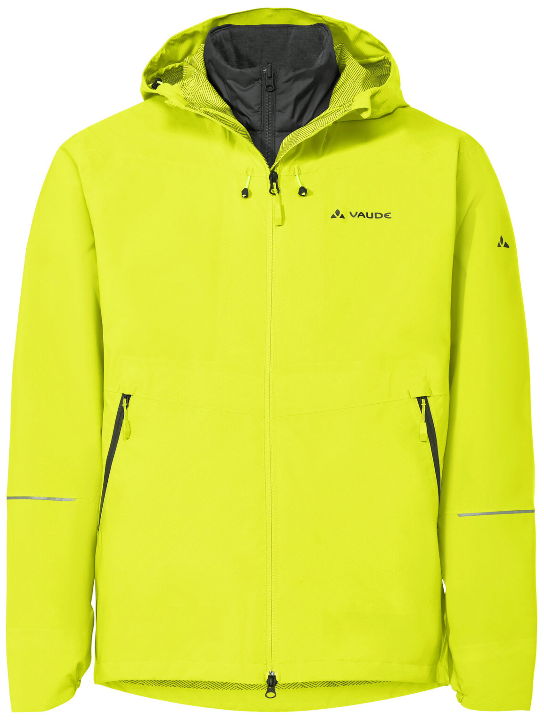 VAUDE Men's Yaras 3in1 Jacket II bright green