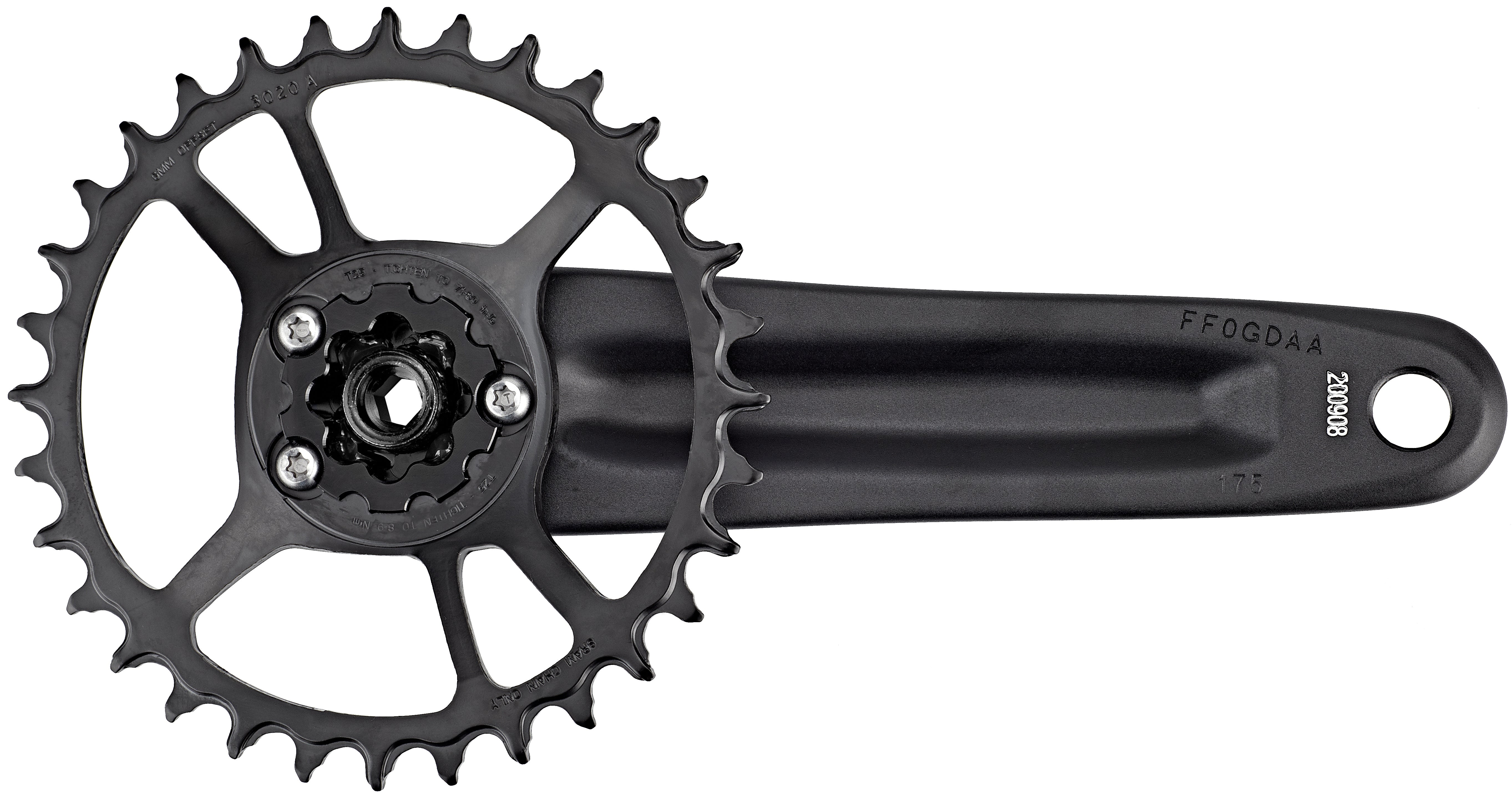 SRAM SX Eagle DUB Kurbelsatz 32Z 12-fach schwarz