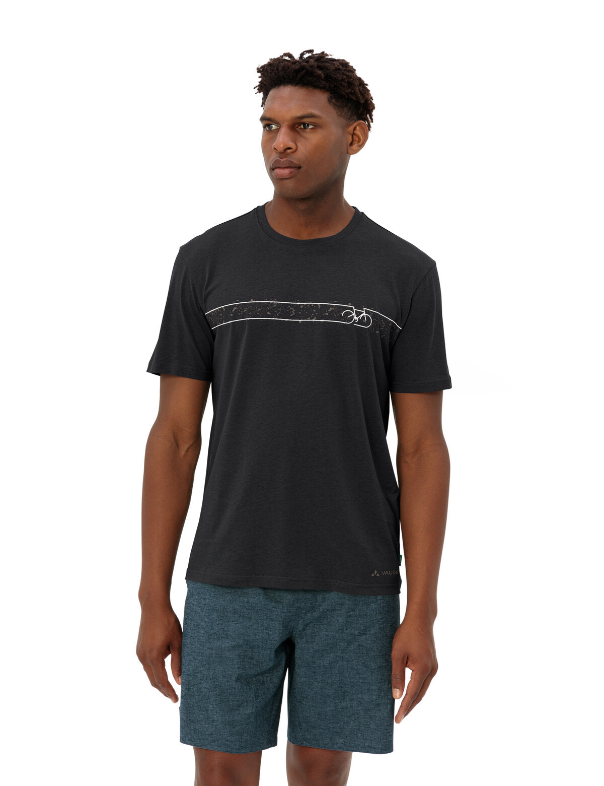 VAUDE Men's Cyclist T-Shirt V black/black