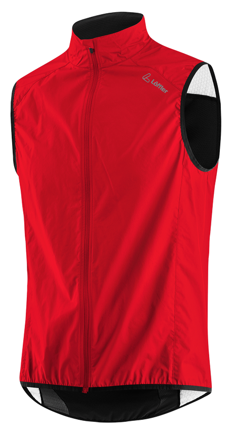 Löffler M Bike Vest Cf Wpm Pocket Red