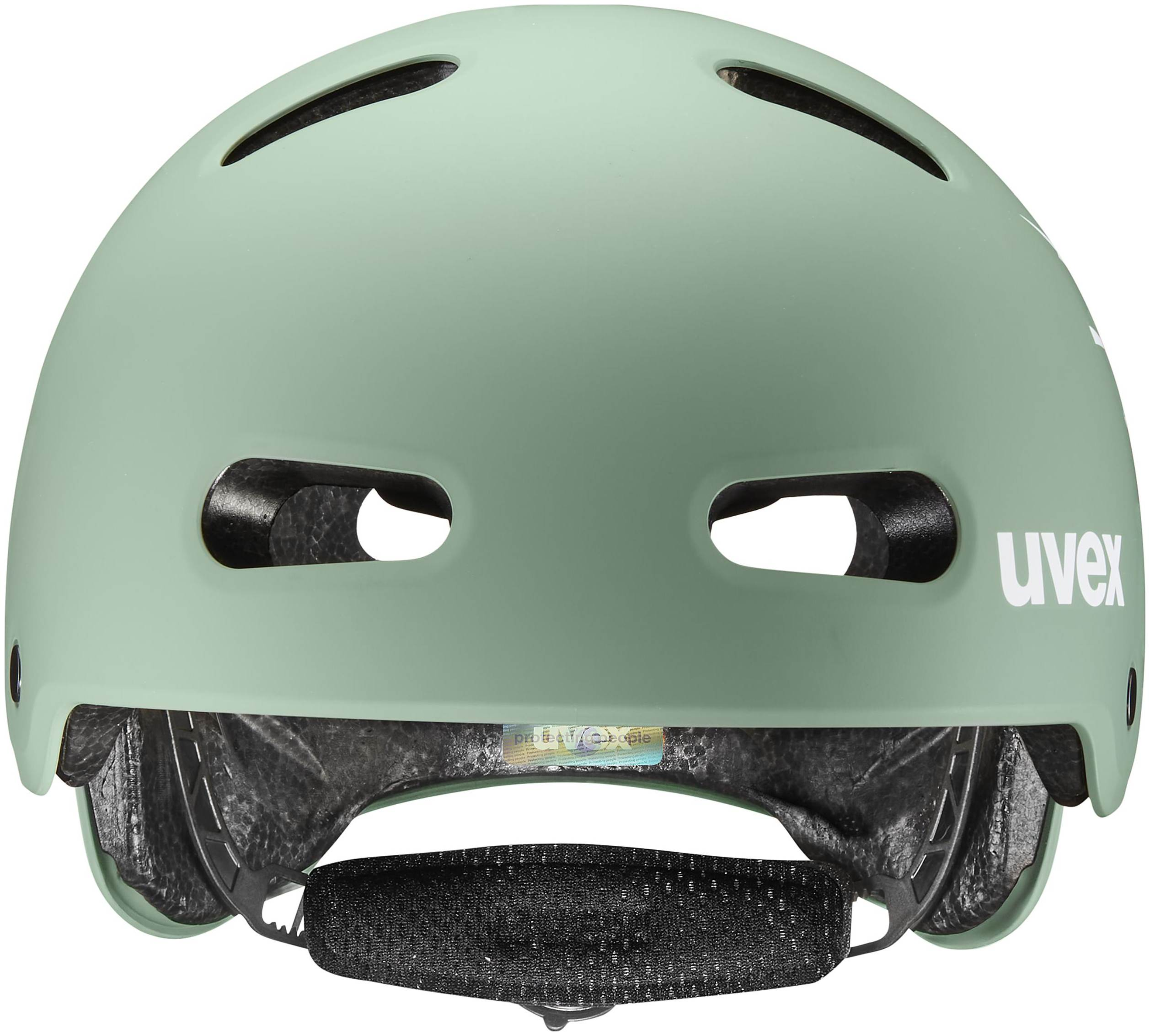 uvex Kid 4 Style bam moss green-papaya matt