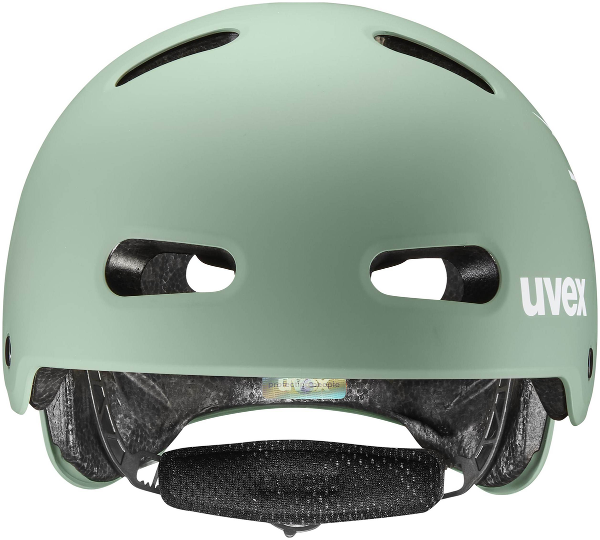 uvex Kid 4 Style bam moss green-papaya matt