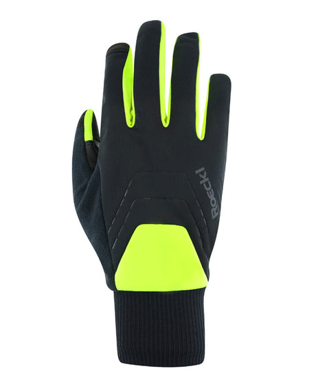 roeckl rofan winter fahrradhandschuhe Roeckl Rofan 3 Unisex fluo yellow Winter Fahrradhandschuhe | black