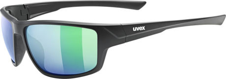 uvex Sportstyle 230 Radbrille Black Mat / Mirror Green