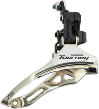 Shimano Tourney FD-TY300 Umwerfer Schelle Hoch 3x6-/7-fach Down Pull schwarz/silber – aktuelle Variante