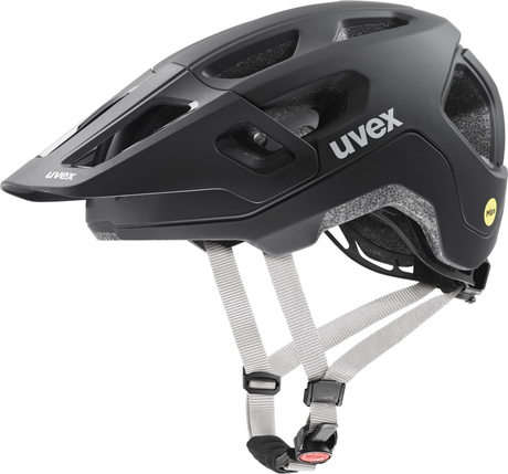 uvex React Jr. Mips Kinderhelm Black Matt