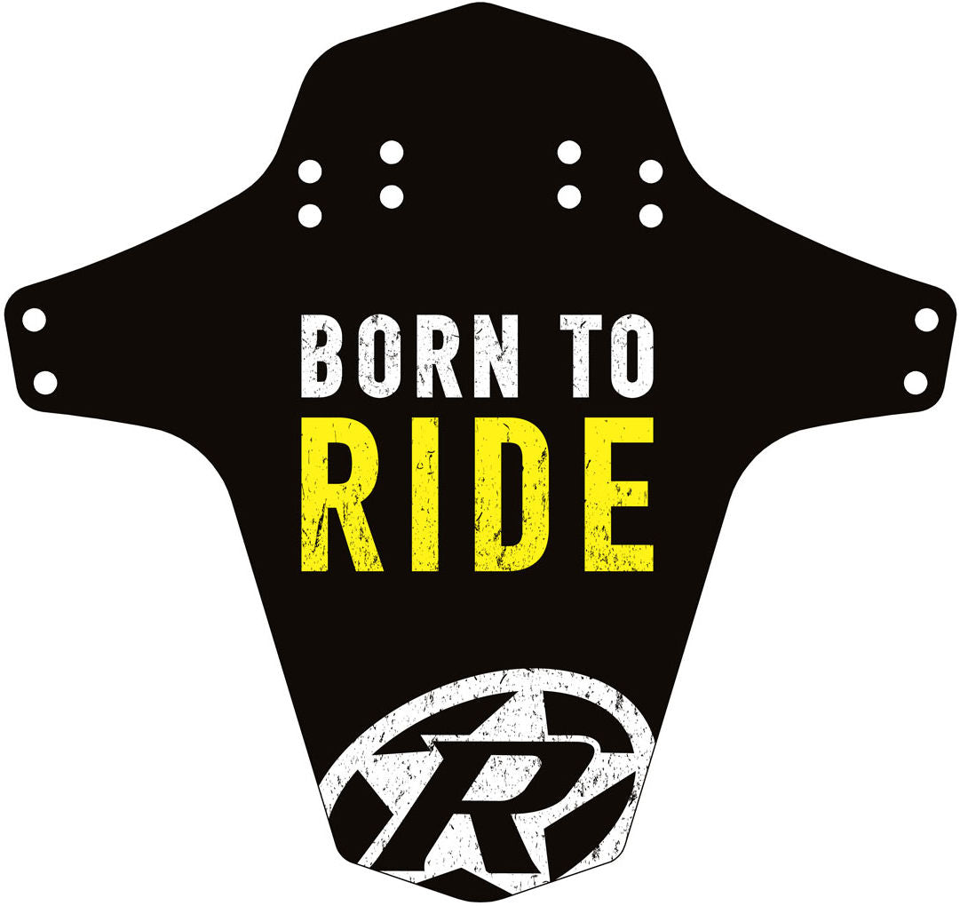 Reverse Born to Ride Schutzblech schwarz/gelb