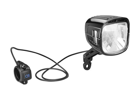 Busch + Müller Lumotec IQ-XL Frontlicht schwarz/transparent