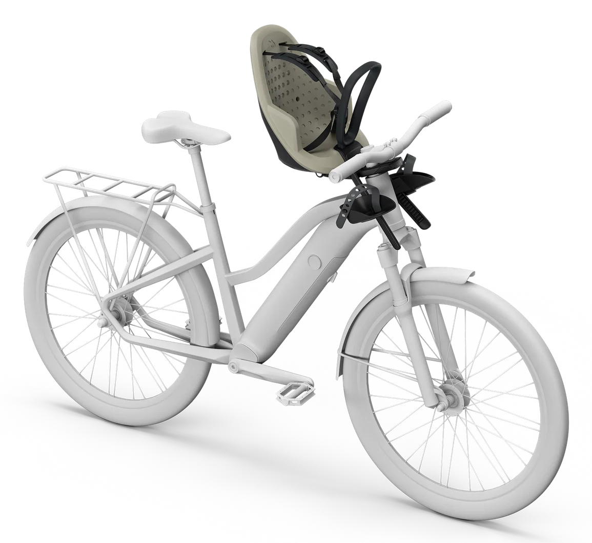 Thule Yepp 2 Mini Kindersitz Front-Montage Nutria Green
