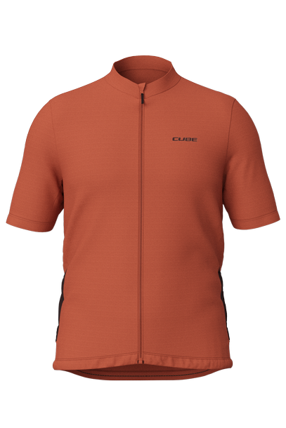 Cube GRAVEL Full Zip CARGO kurzarm | Herren Radtrikot kurzarm