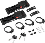 Trelock FS 480 COPS Faltschloss Doppel Set inkl. ZF 480 X-PRESS Halterung schwarz