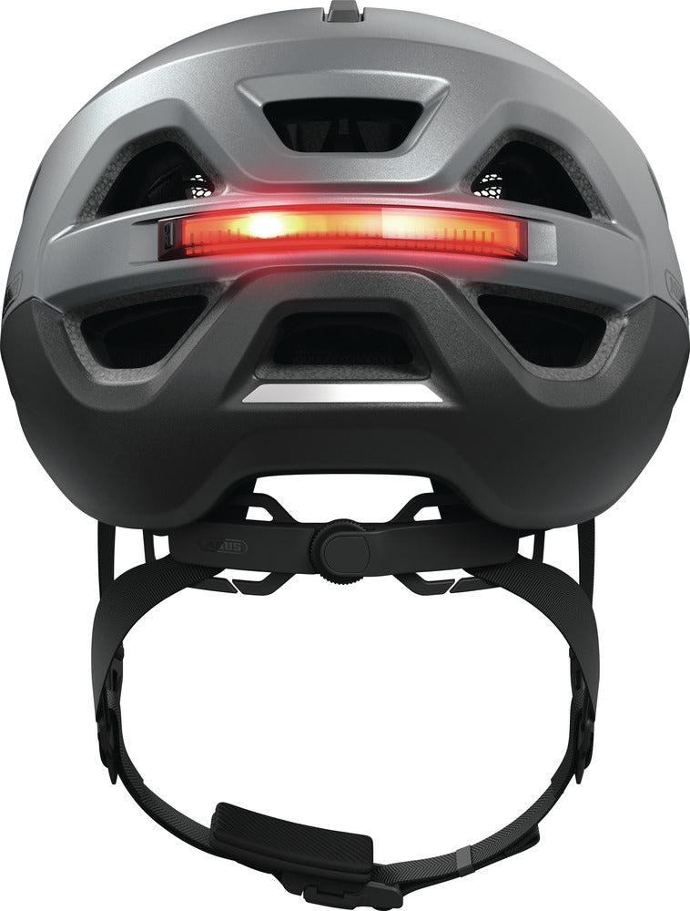 puky fahrradhelm verschluss Abus URBAN-I 4.0 Urban Fahrradhelm | graphite silver