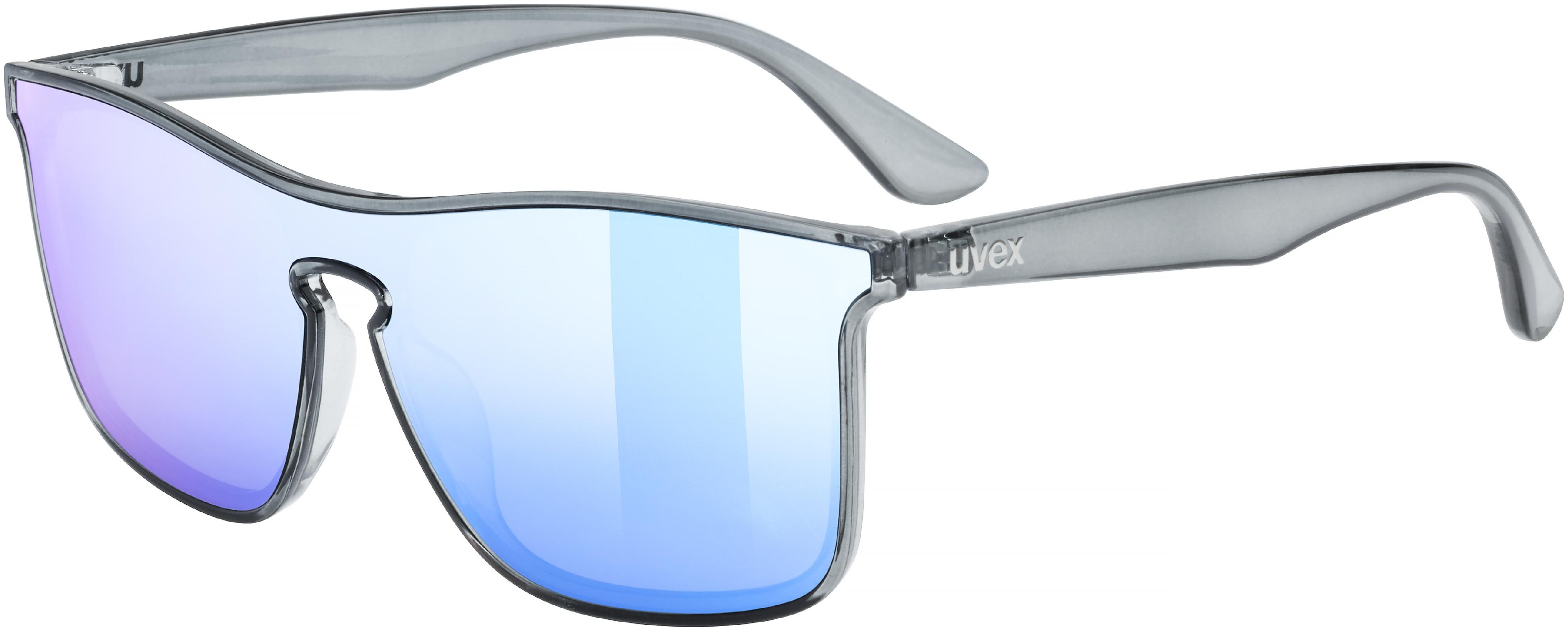 uvex Heyday Radbrille Clear Smoke / Mirror Blue