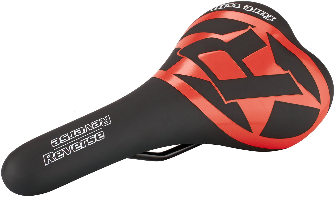 fahrradsattel rot schwarz Reverse Fort Will Style Sattel schwarz/rot
