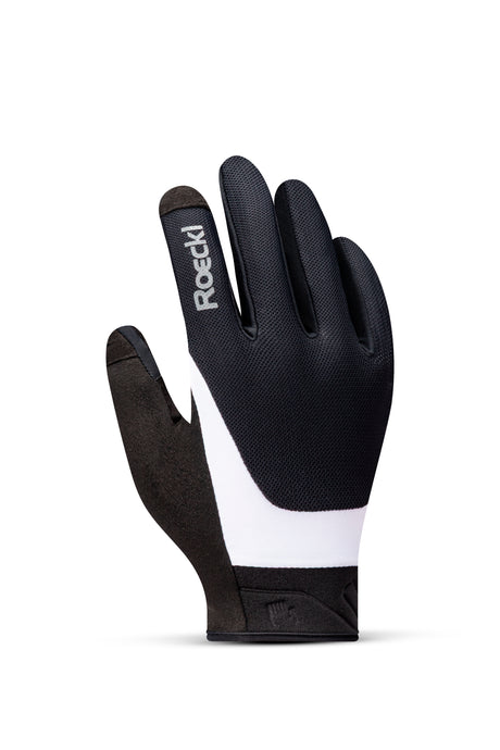 roeckl mori fahrradhandschuhe Roeckl Mori 2 Unisex Fahrradhandschuhe lang | black/white