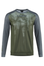 CUBE ATX Rundhalstrikot TM langarm olive´n´grey Herren