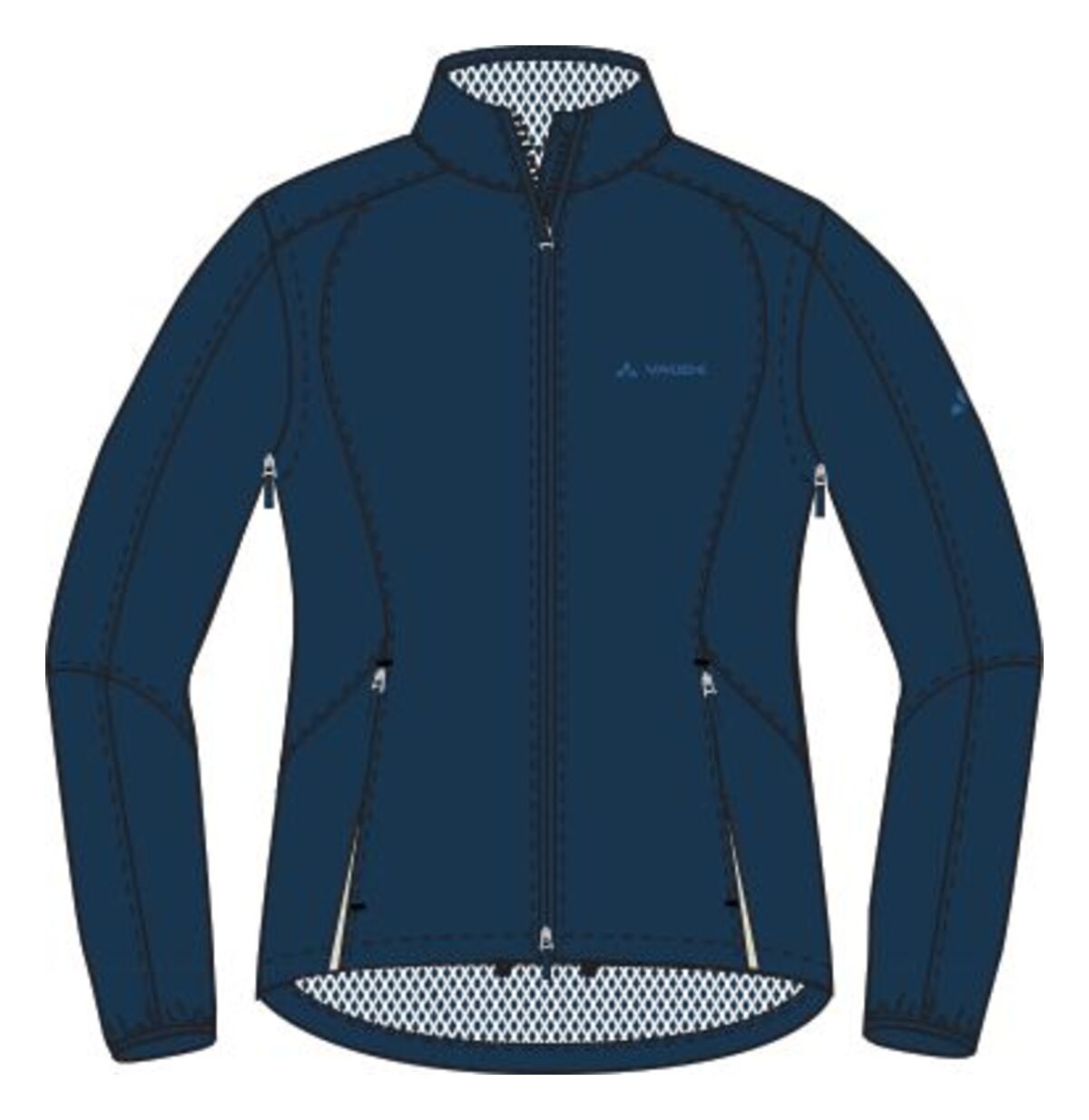 VAUDE Dundee Classic Zip Off Jacket blau | Damen Windjacke