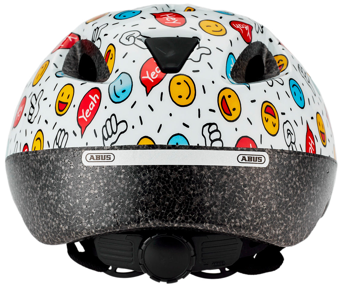 abus fahrradhelm smooty Abus Smooty 2.0 Kinder Fahrradhelm | white smiley