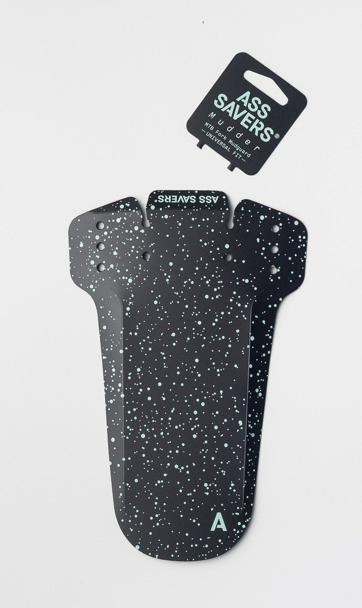 Ass Savers Mudder Schutzblech black/dots