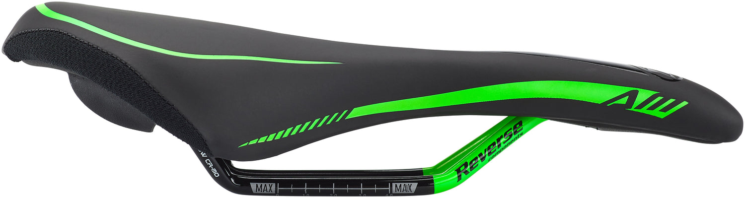fahrradsattel grün Reverse AM Ergo Sattel schwarz/grün